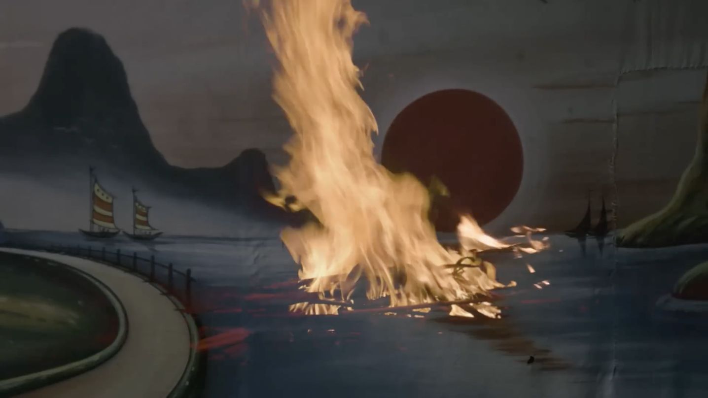 Still image from Apichatpong Weerasethakul's film Blue